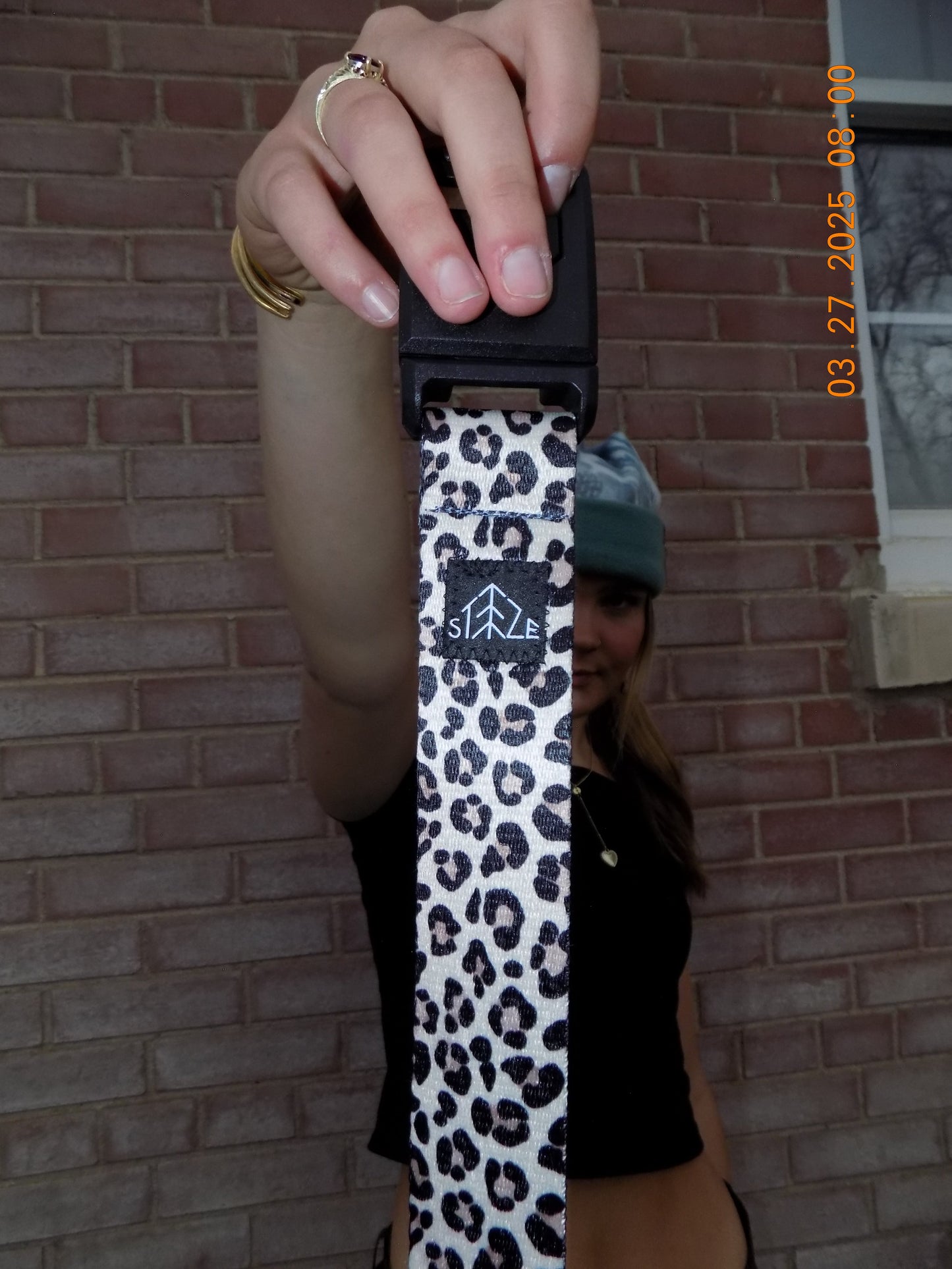 SNOW LEOPARD BELT