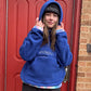 STEEZE HOODIE - Navy and Trippy Pastels